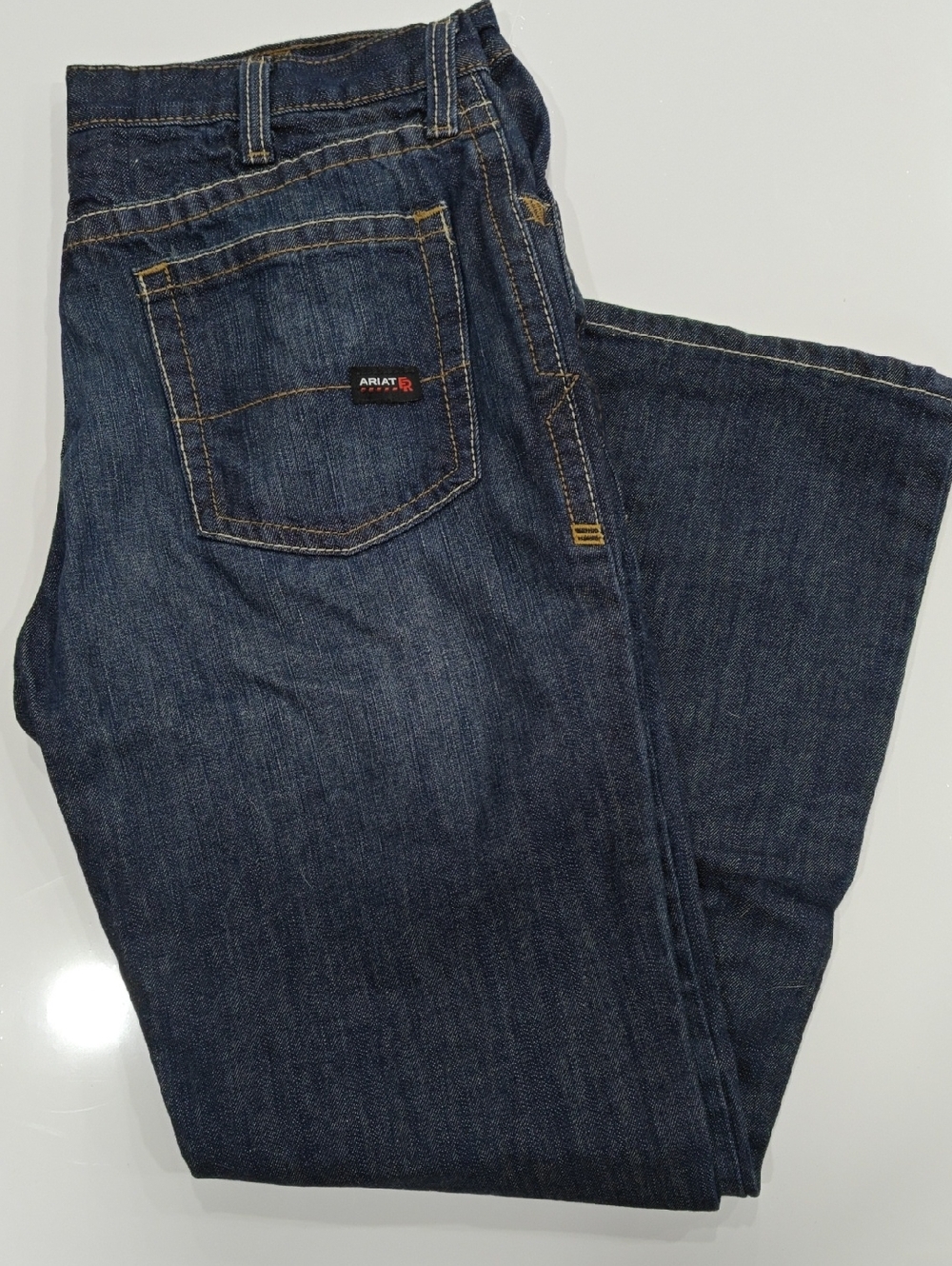Men's Ariat FR Indigo Relaxed Boot Jeans